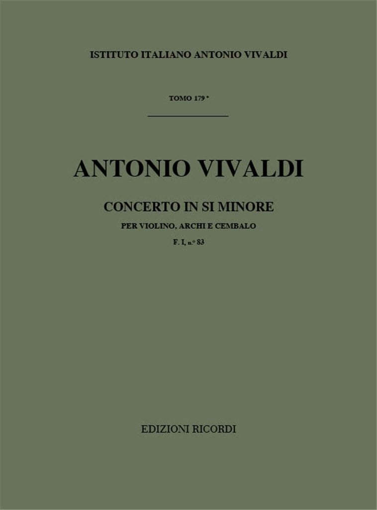 Concerto in Si Minore (B minor)